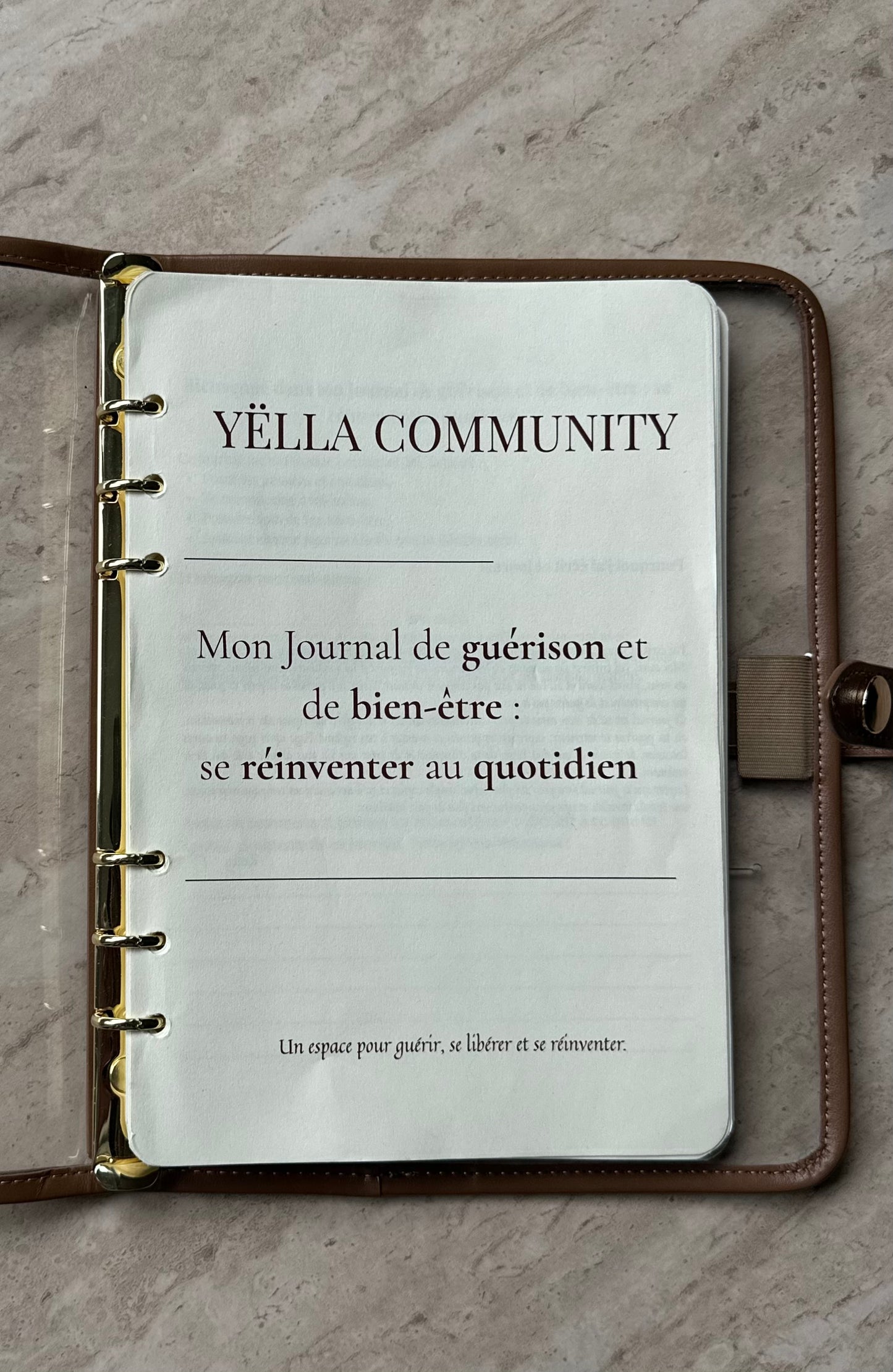 Journal de guérison et bien-être