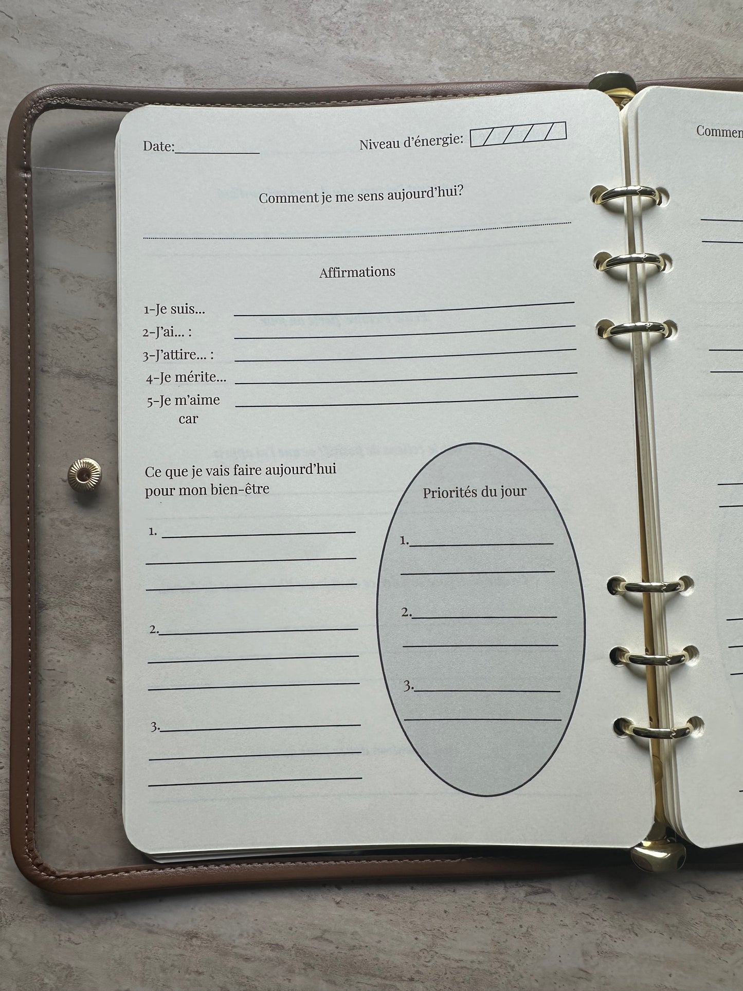 Journal de guérison et bien-être