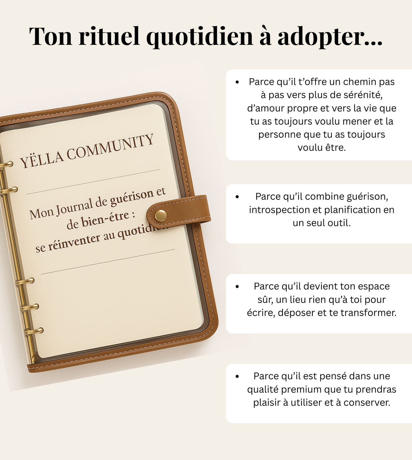 Journal de guérison et bien-être